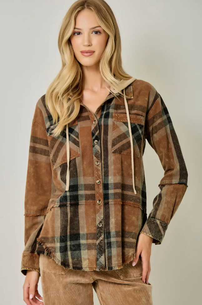 Louise Plaid Button up