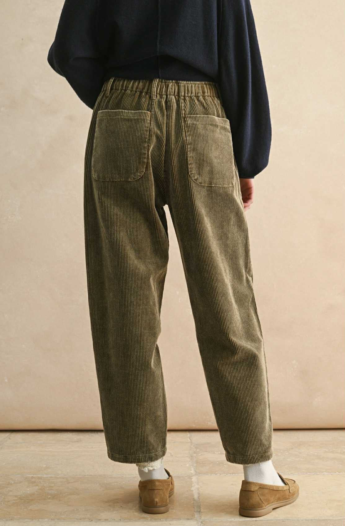 Olive Corduroy Pants
