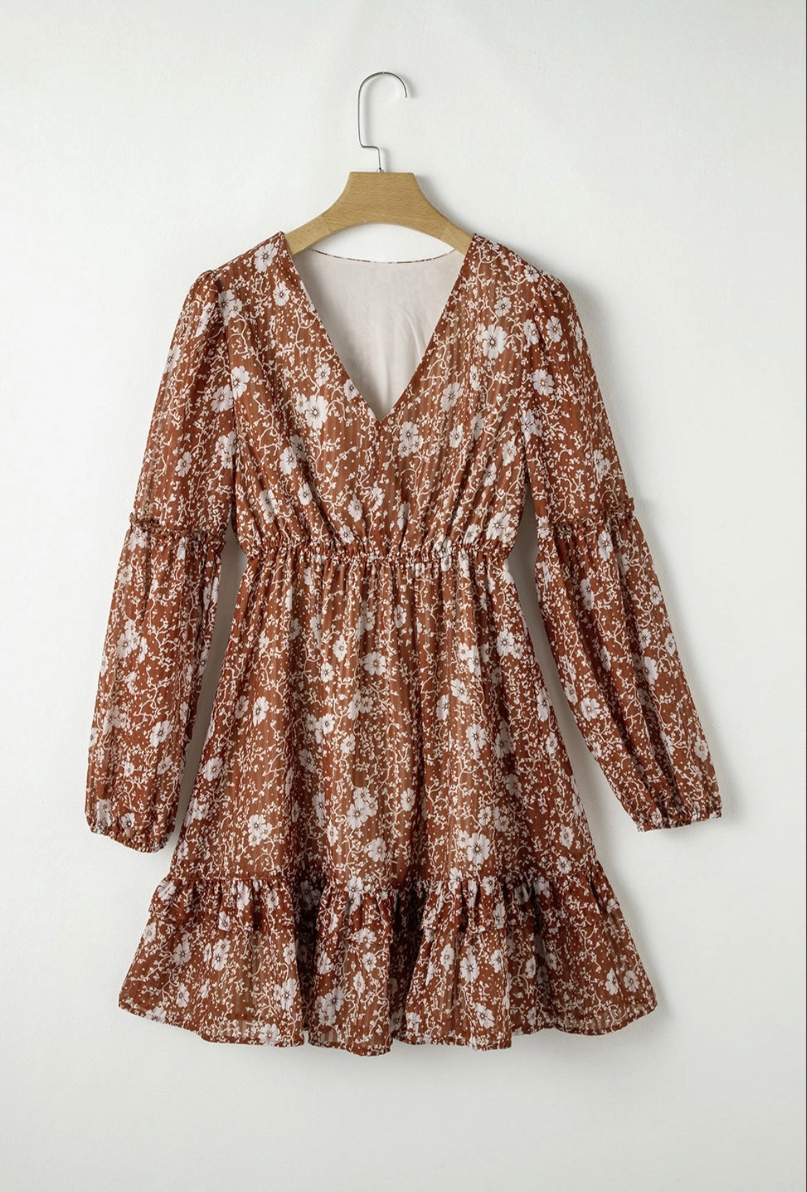 Boho Fall Mini Dress