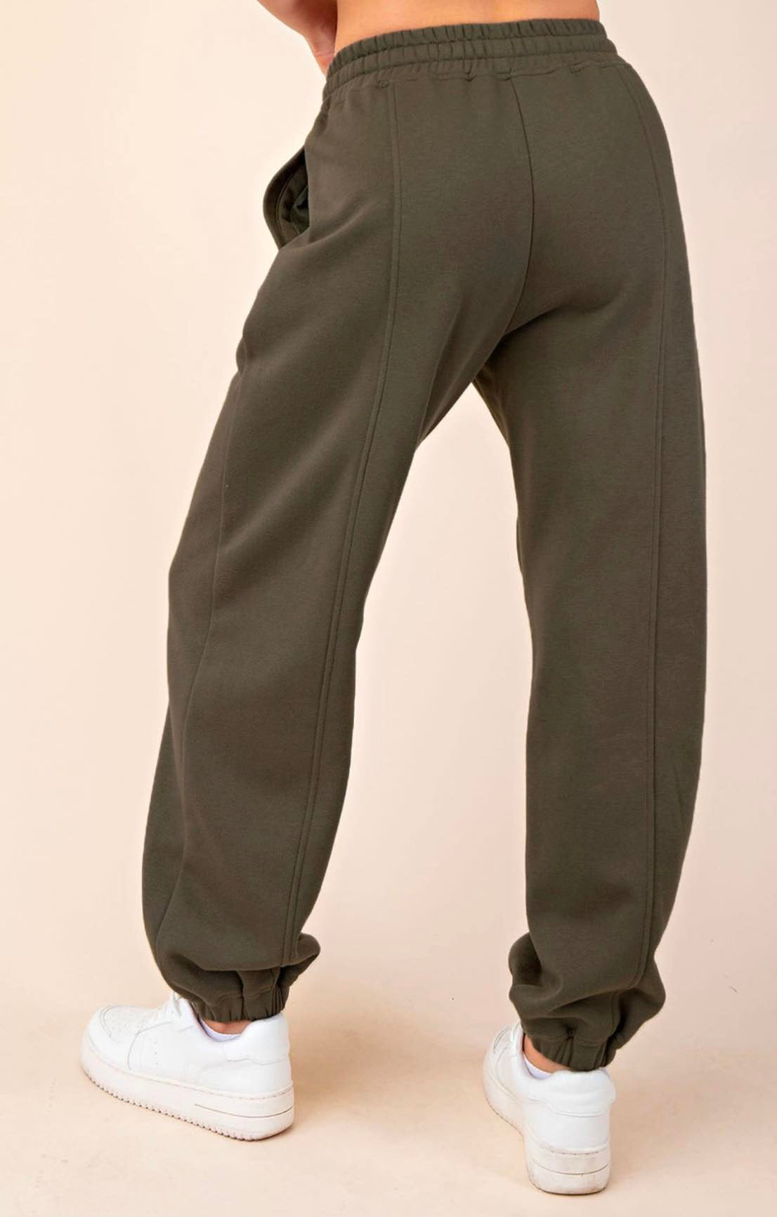 Olive Terry Joggers