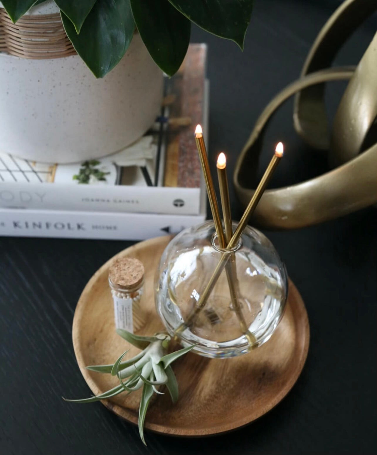 Gold Everlasting Candles