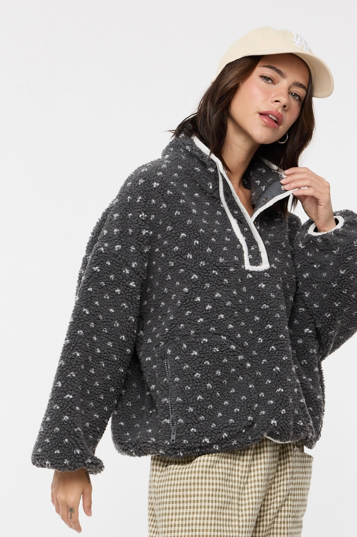 Heart Sherpa Fleece