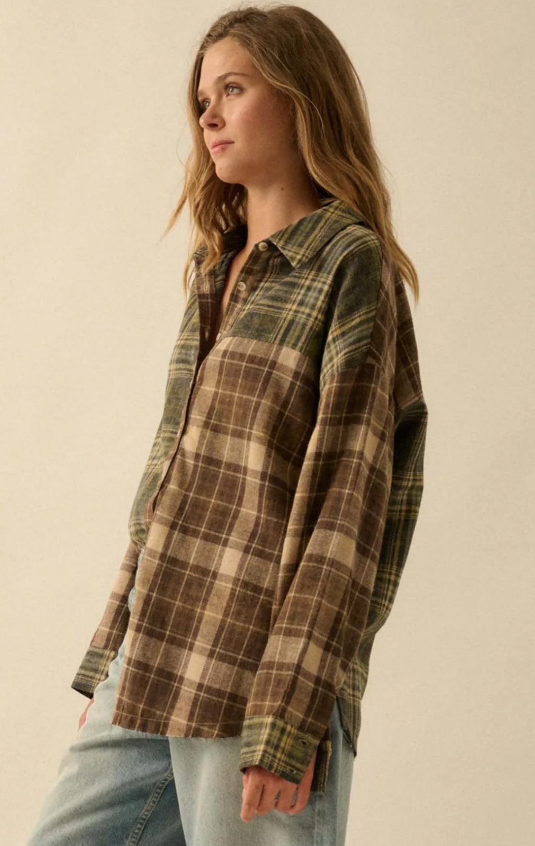 Promesa plaid button up