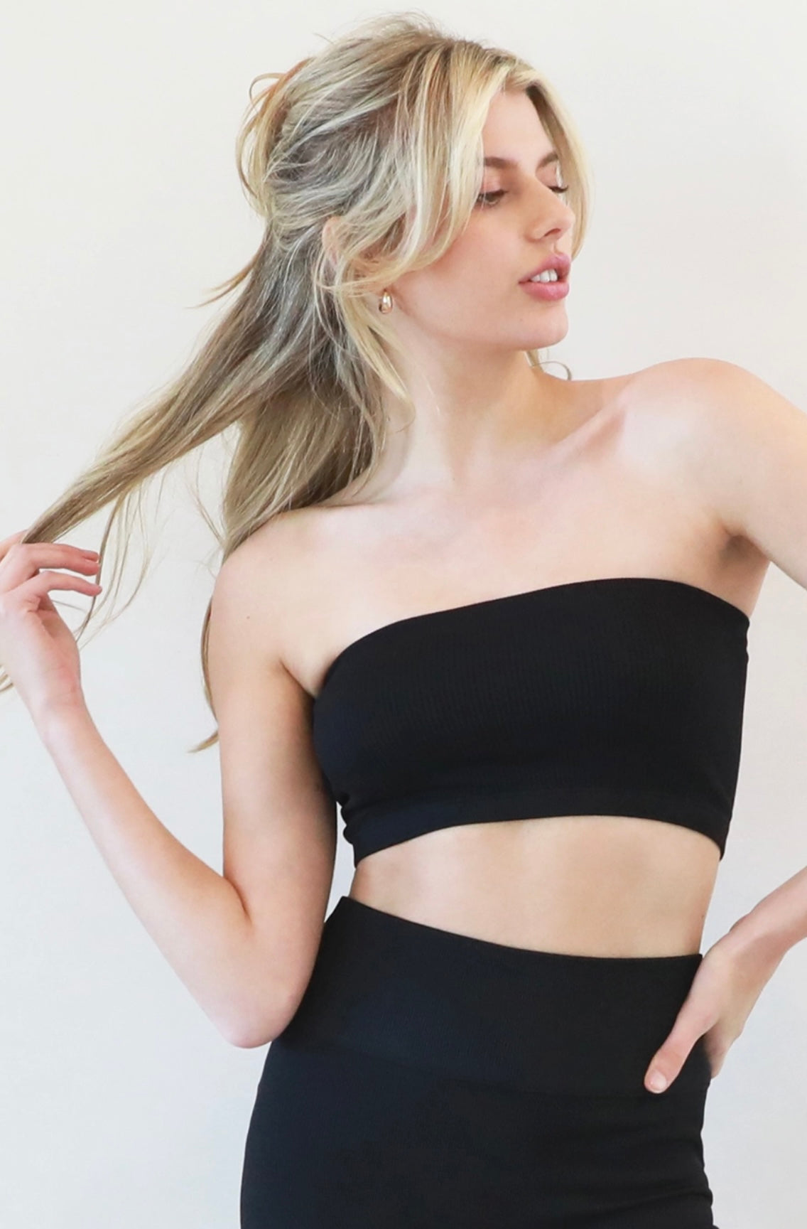 Ribbed Bandeau