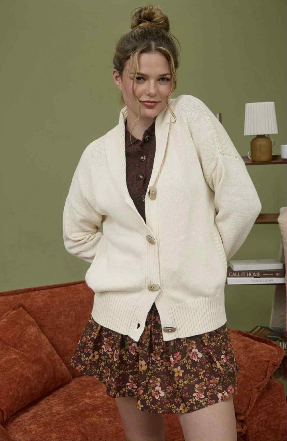 Cabin in the woods cardigan