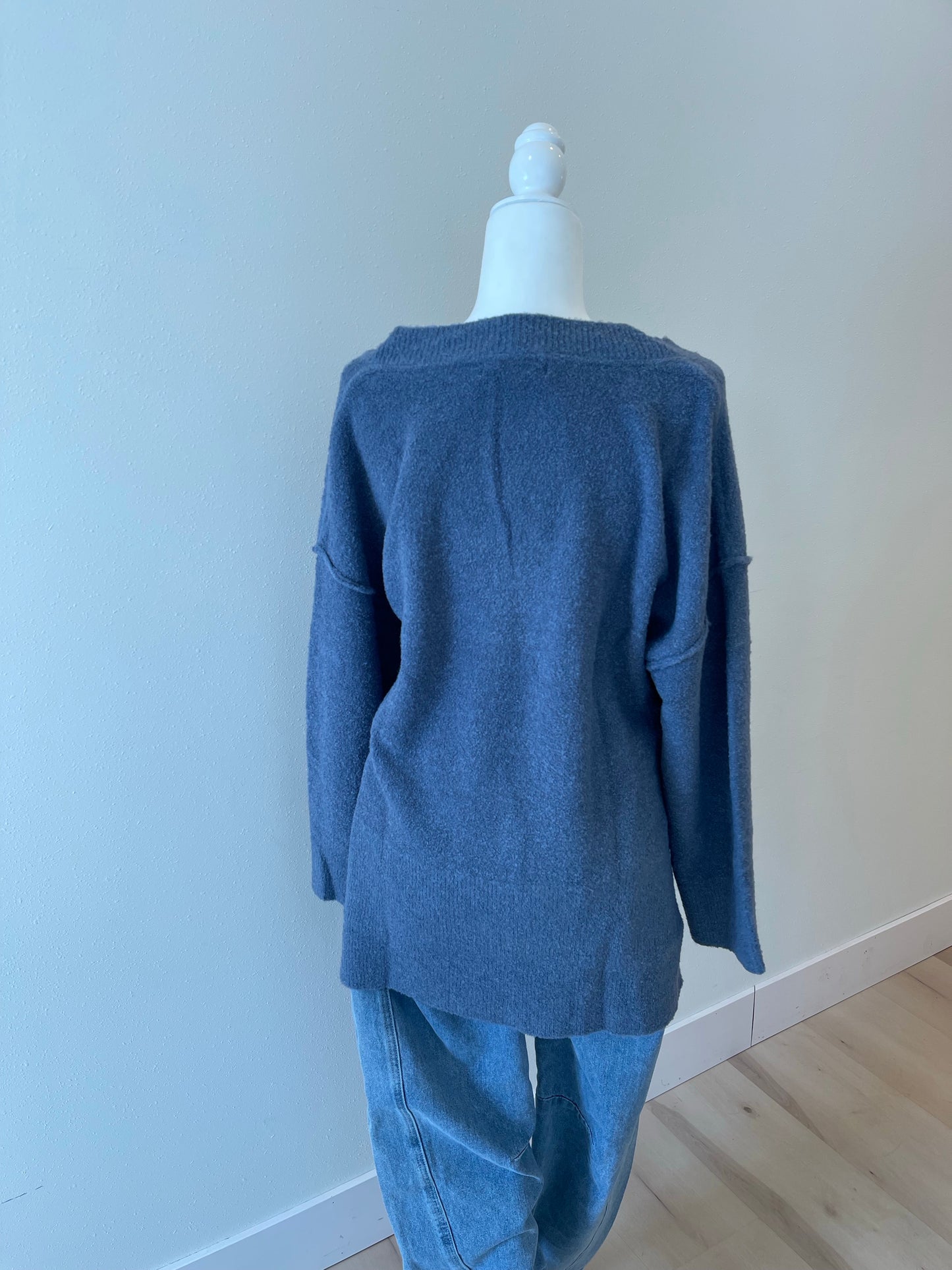 Frosty Blue Sweater