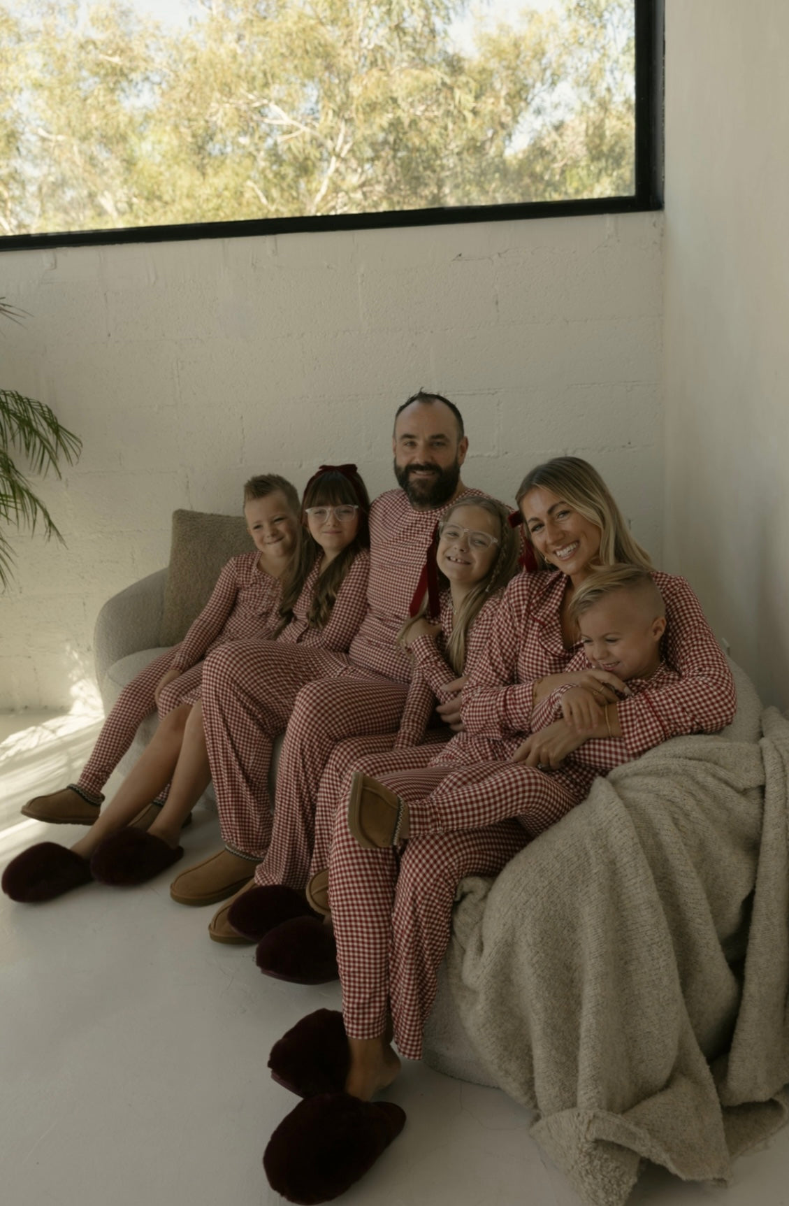 Girls Red Gingham Nighty