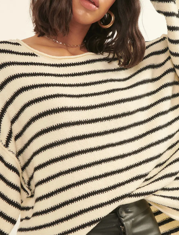 Laurel Black & White Sweater