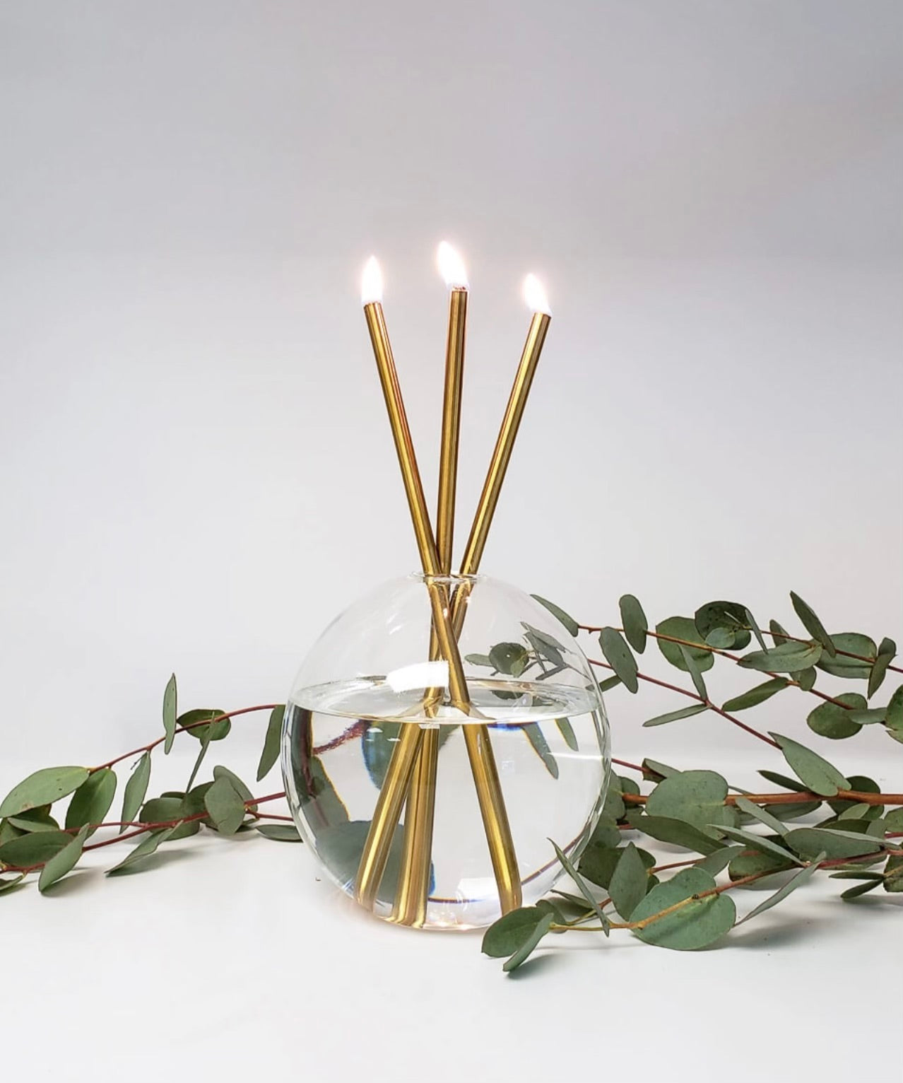 Gold Everlasting Candles