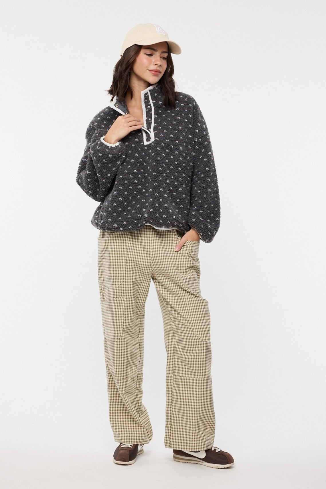 Heart Sherpa Fleece