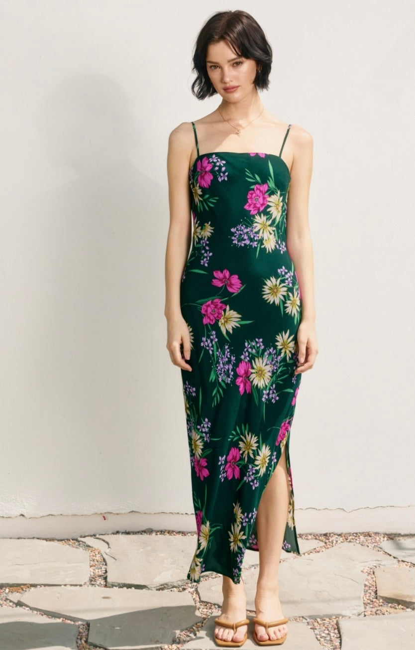Falling for you Open Back Dress