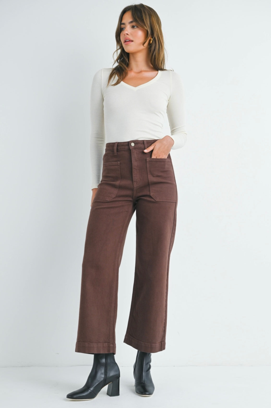 JBD brown jean pants