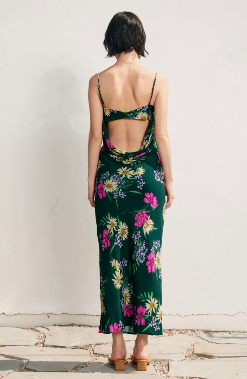 Falling for you Open Back Dress