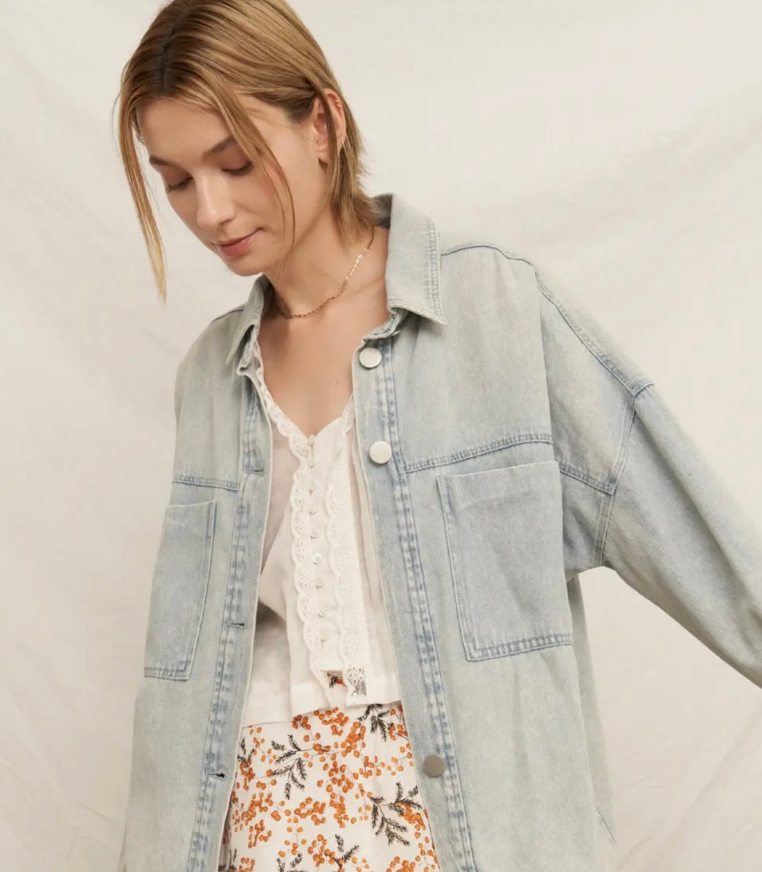 Light Washed Jean Jacket