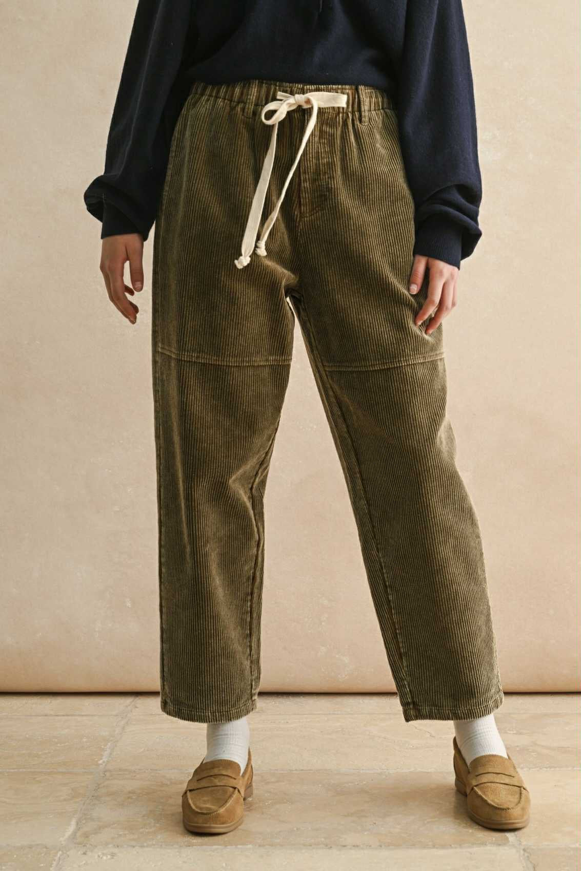 Olive Corduroy Pants