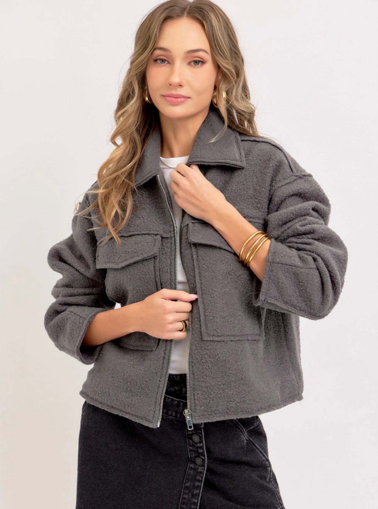 Wool Bomber Jacket