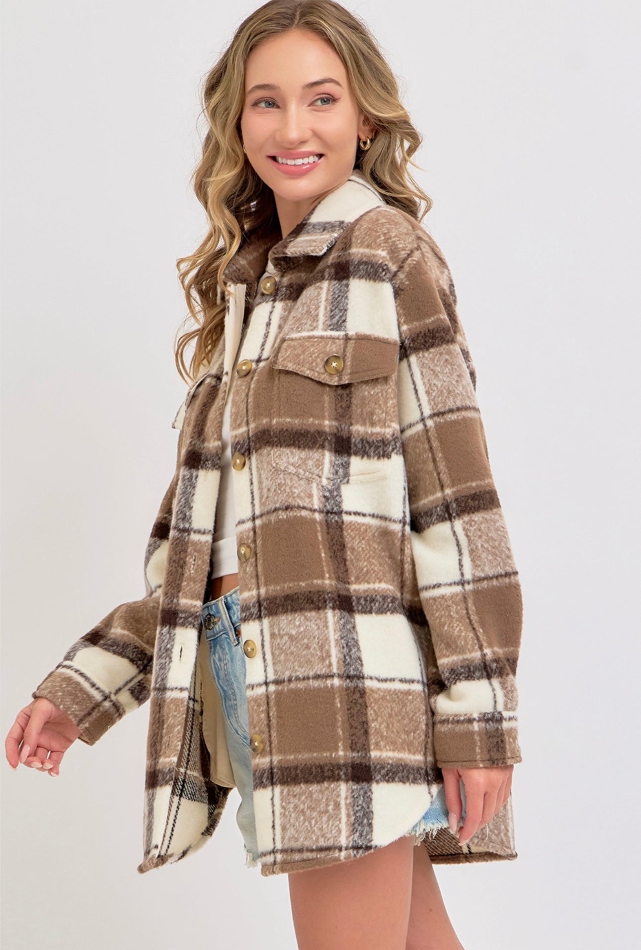 Karlie Plaid Shacket