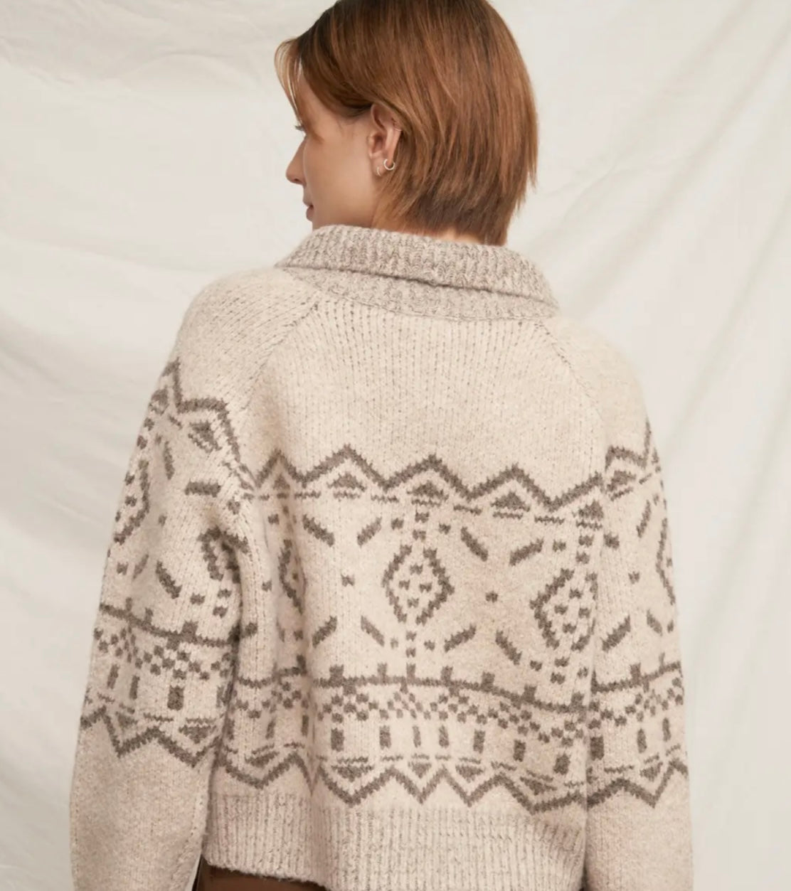 Wooden Button Sweater