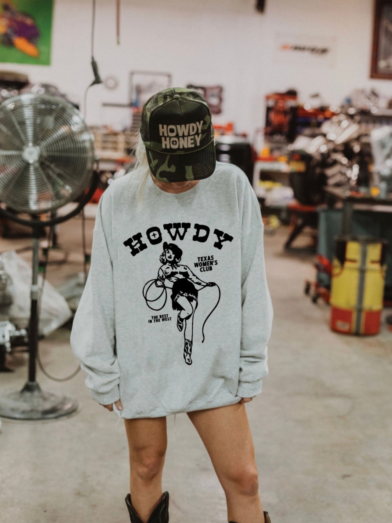 Howdy Western Crewneck