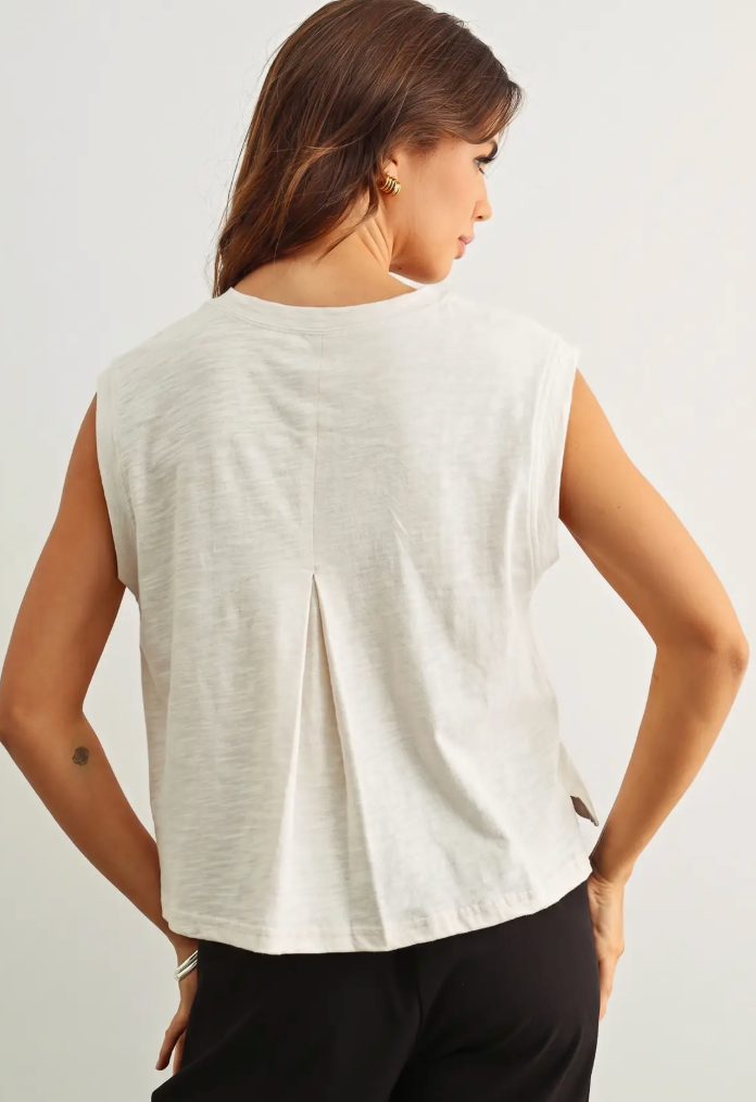 Cream Mila Tank