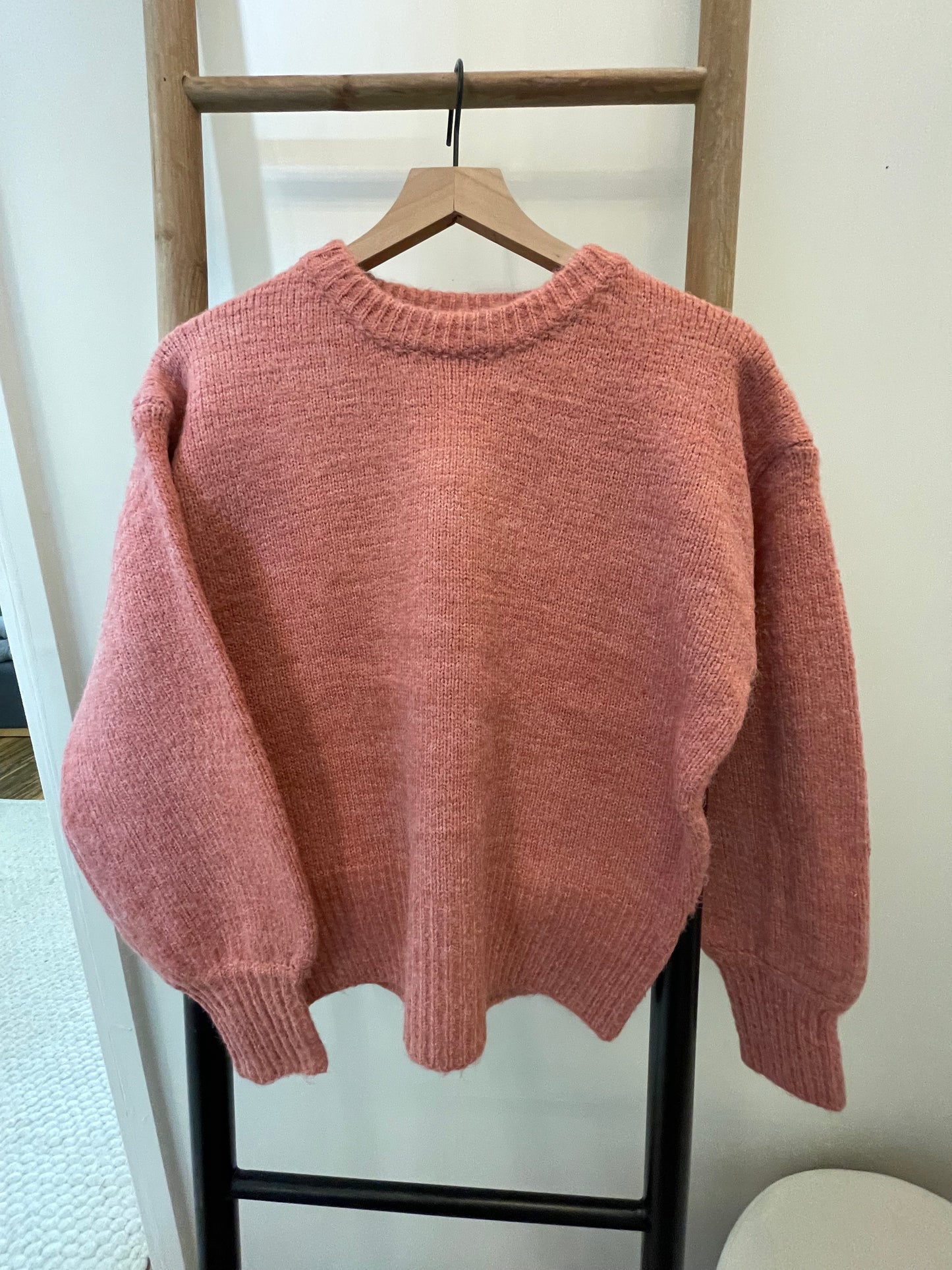 Rose Chunky Knit Sweater