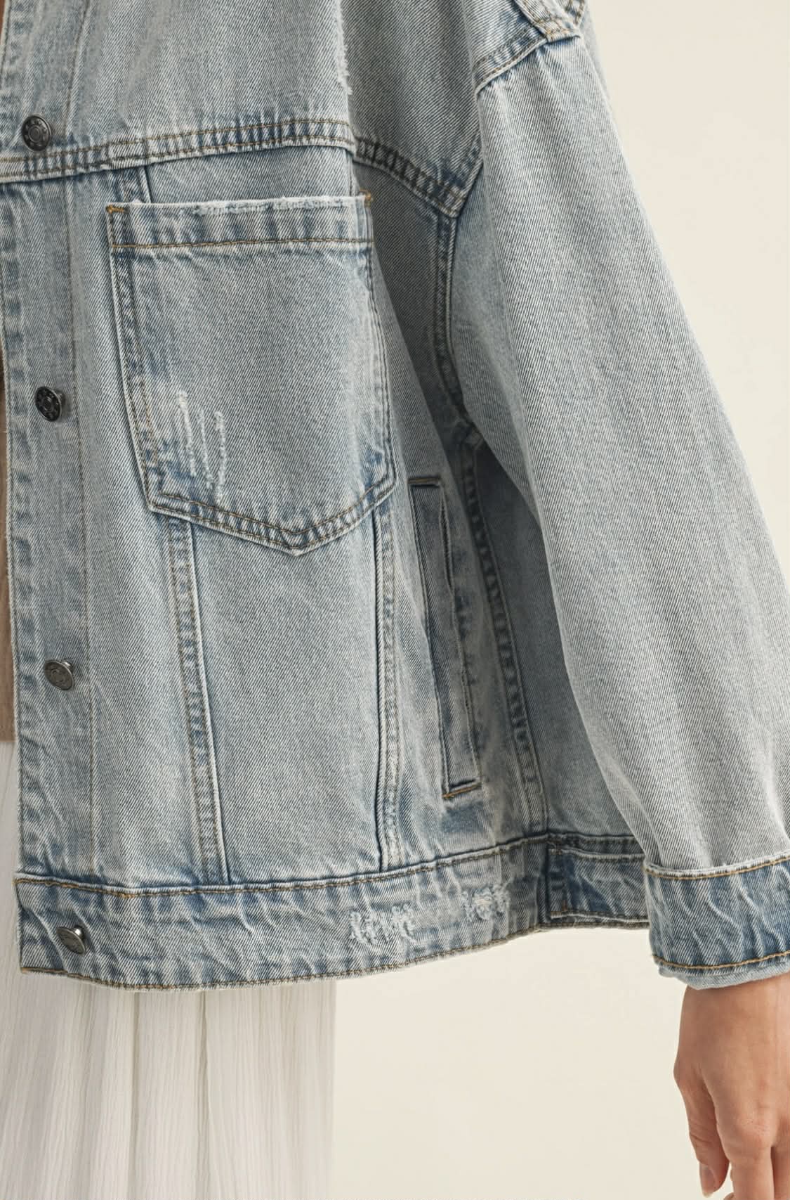 Boyfriend Style Denim Jacket