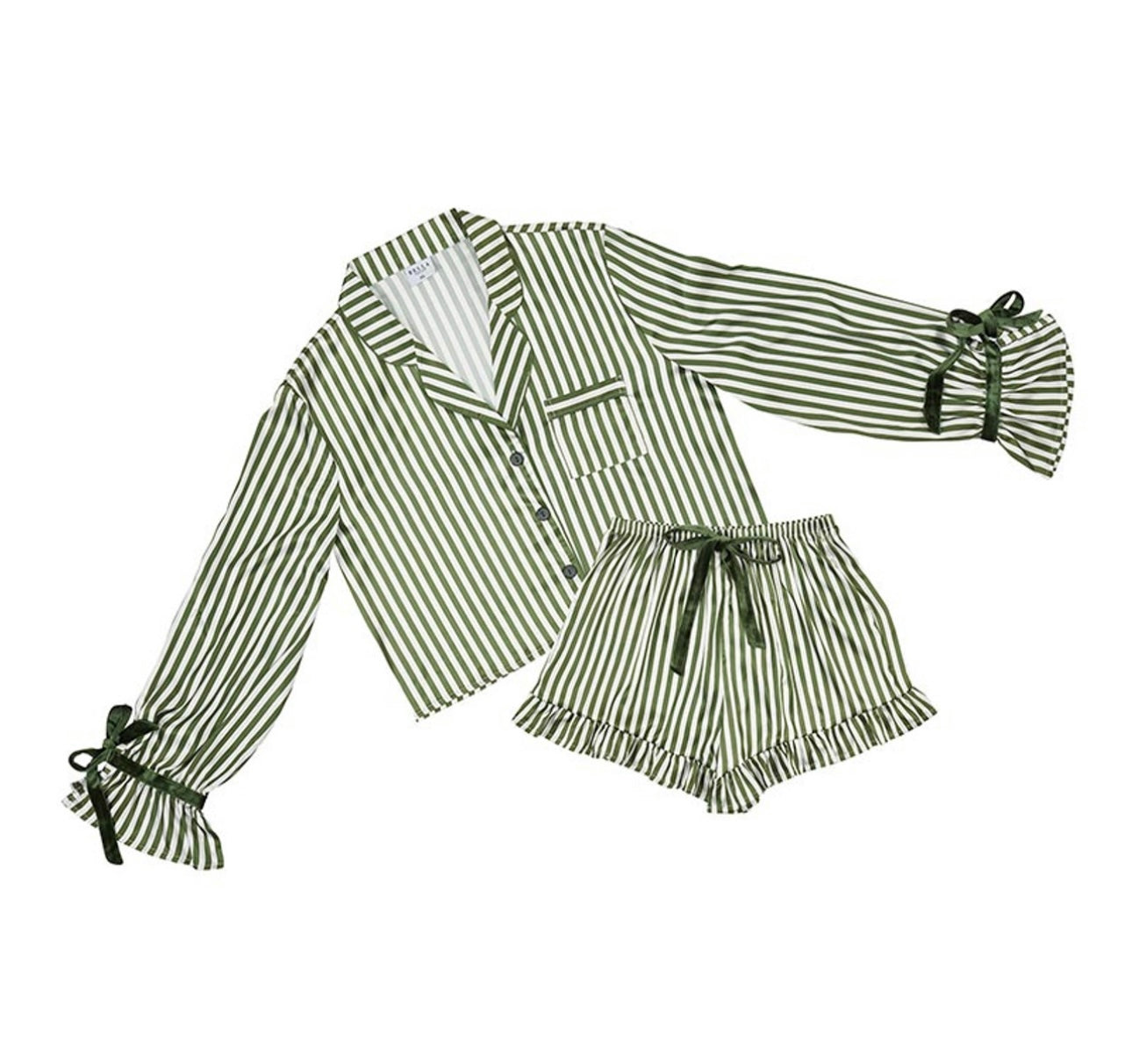 Candy Cane Pj Short Set