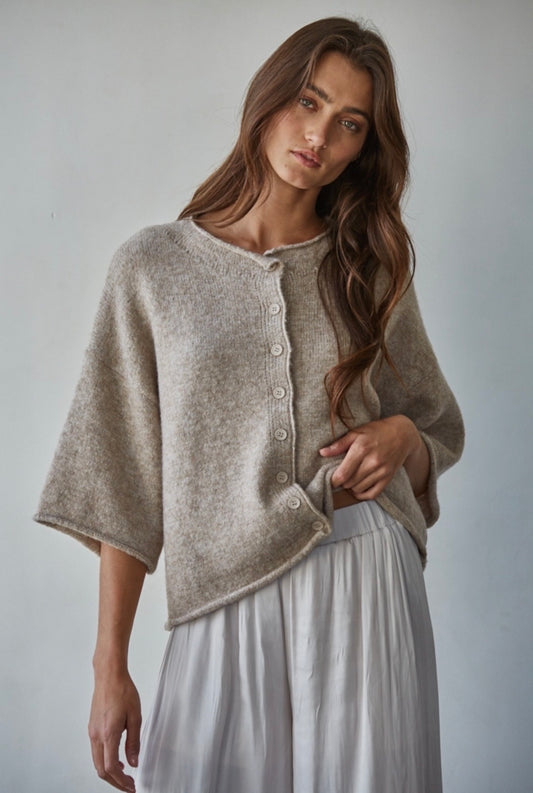 Iris Quarter Sleeve Sweater