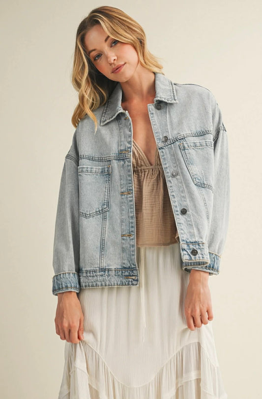 Boyfriend Style Denim Jacket