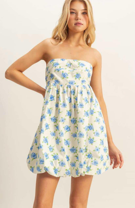 Blue Bow Dress