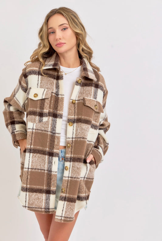 Karlie Plaid Shacket