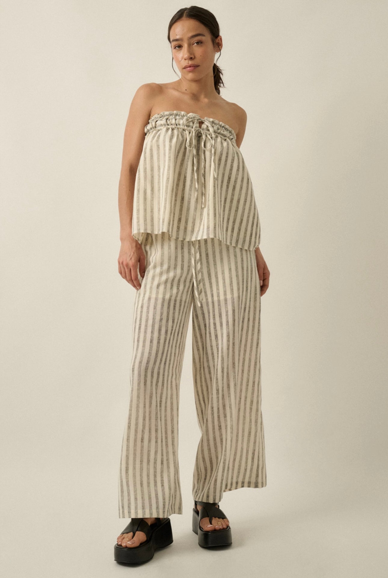 In love Drawstring Top