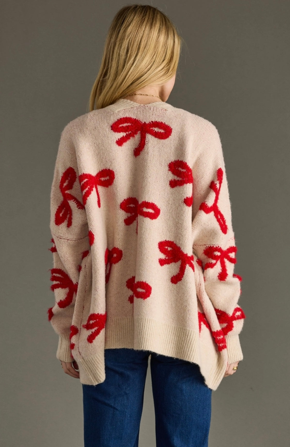 Christmas Bow Cardigan