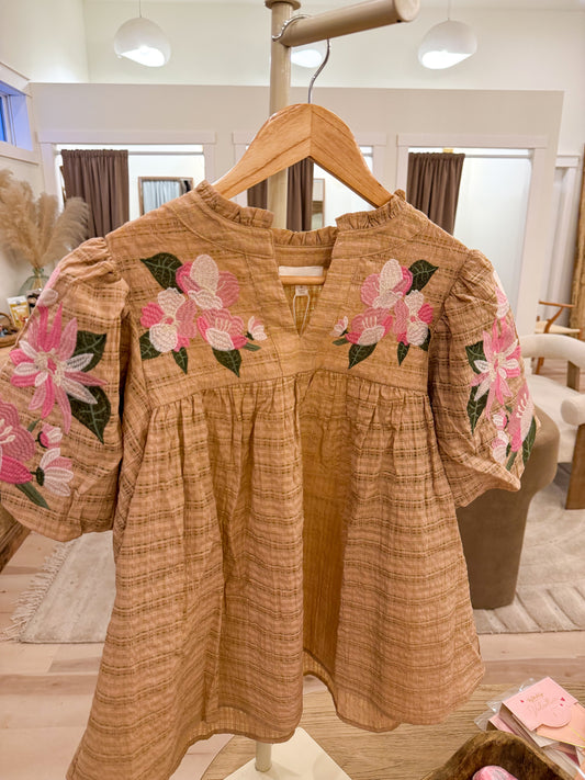 Wren Flower Textured Blouse