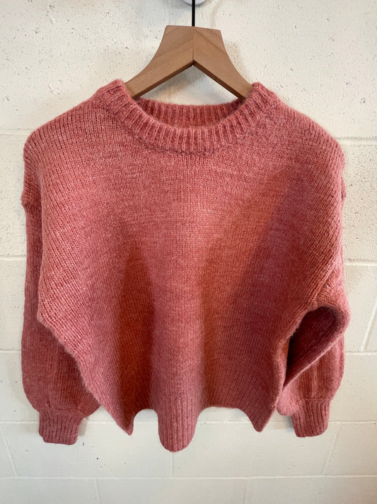 Rose Chunky Knit Sweater