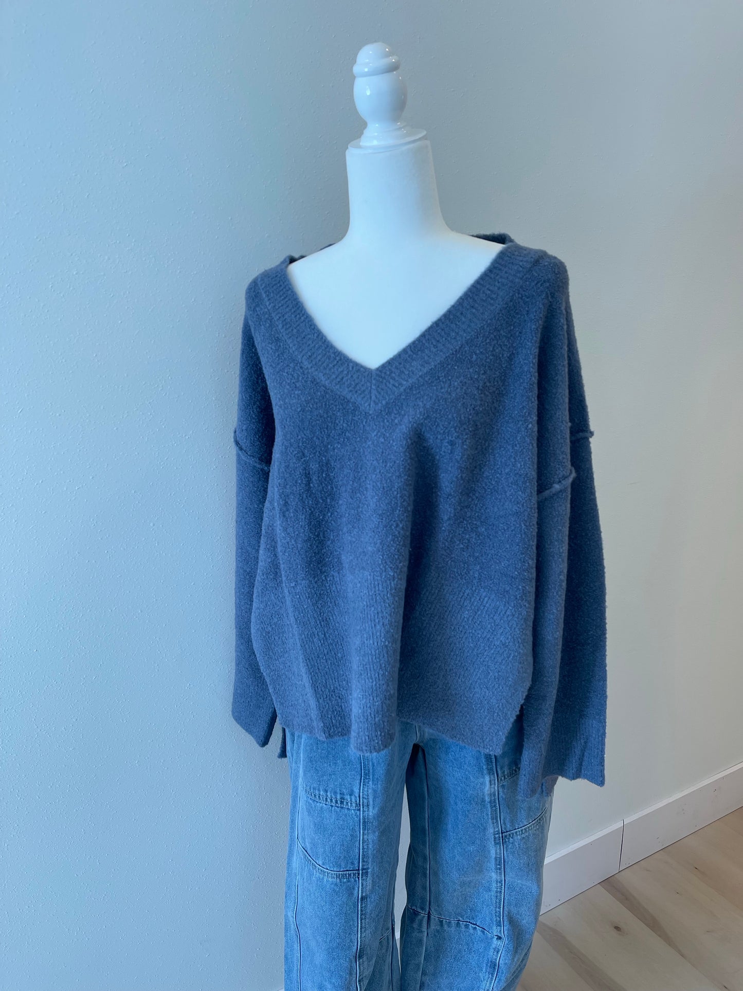 Frosty Blue Sweater