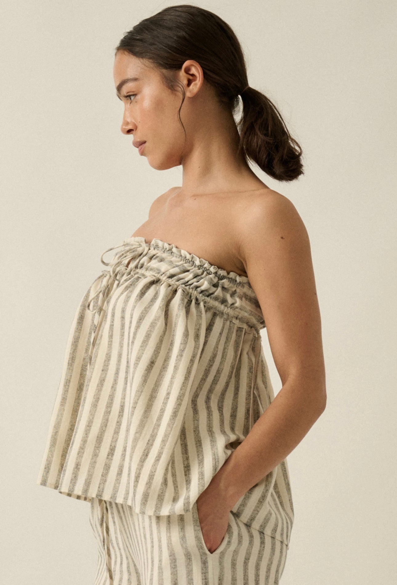 In love Drawstring Top