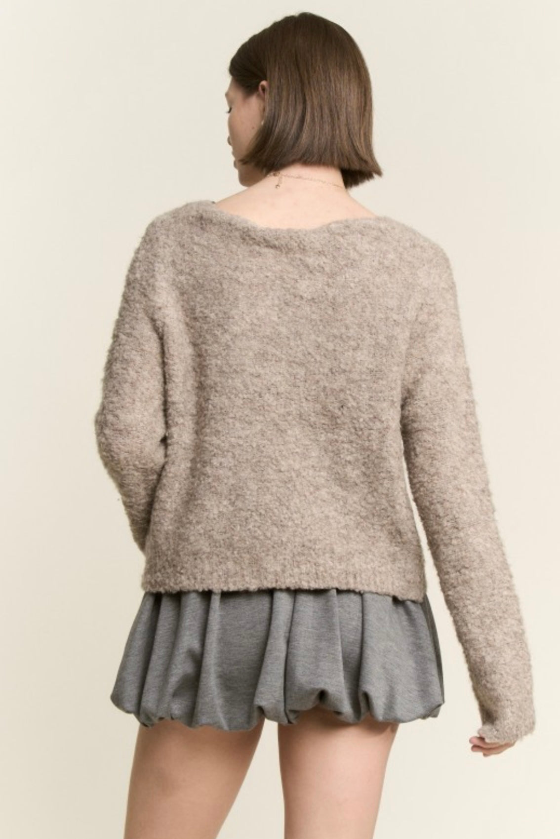 Mocha Button Up Cardigan