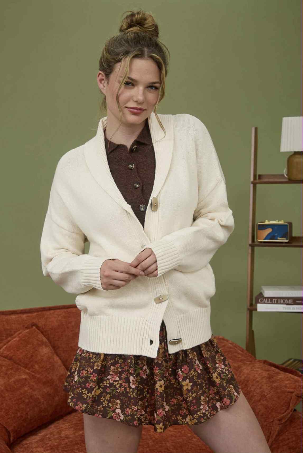 Cabin in the woods cardigan