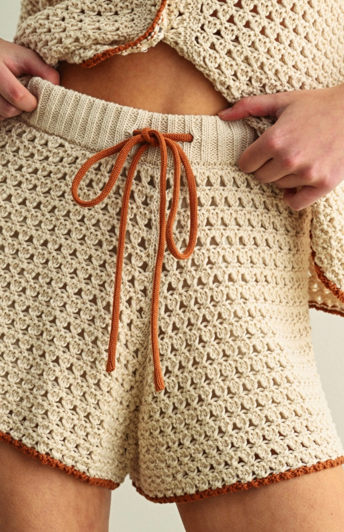 Stitch Knit Shorts