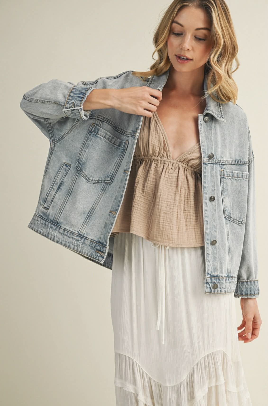 Boyfriend Style Denim Jacket