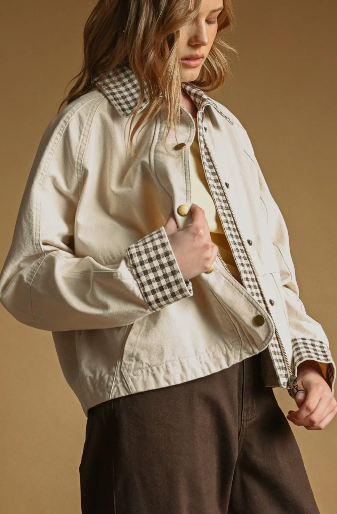 English Countryside Gingham Jacket