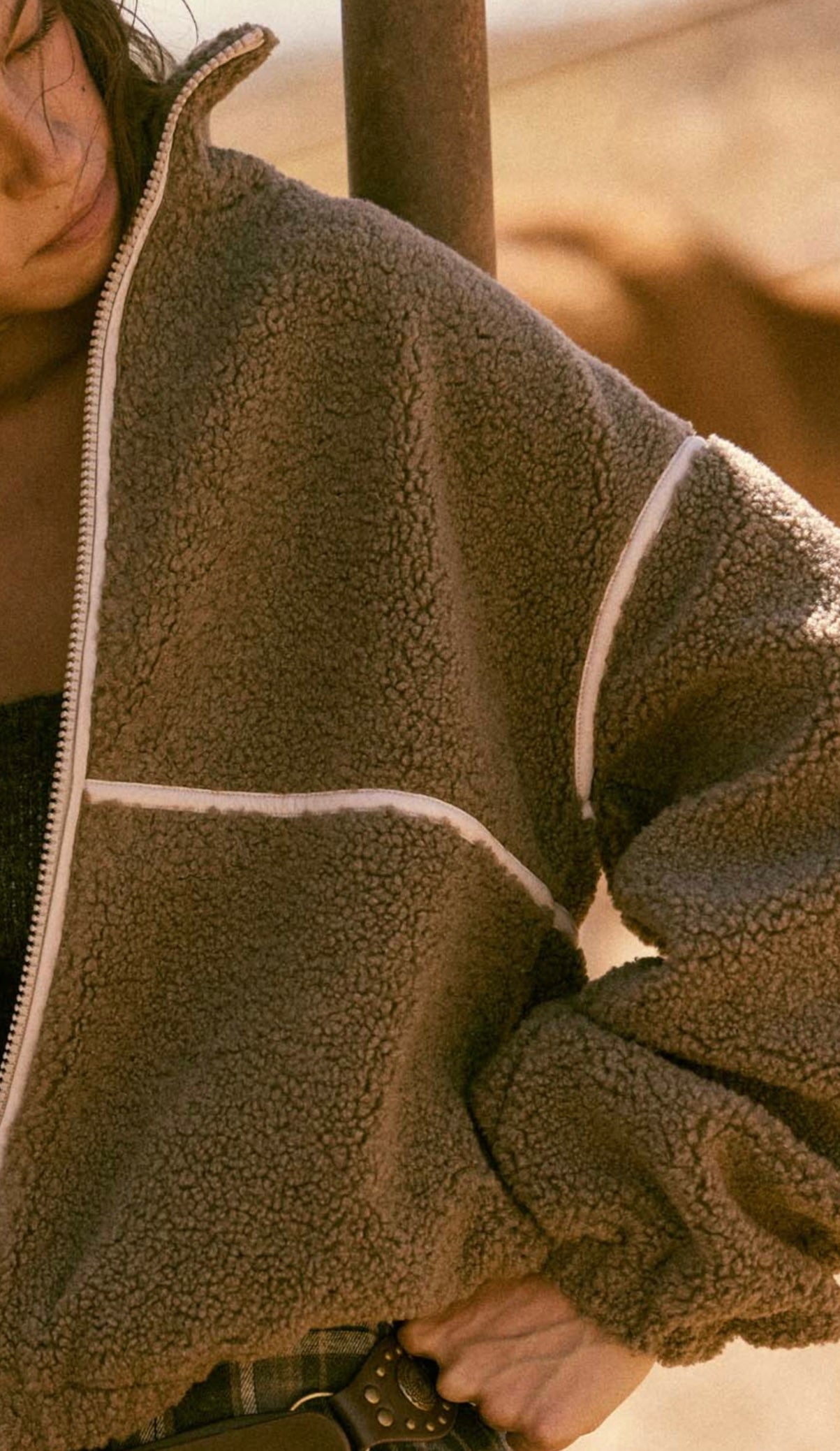 Shay & Coco Sherpa Zip Up