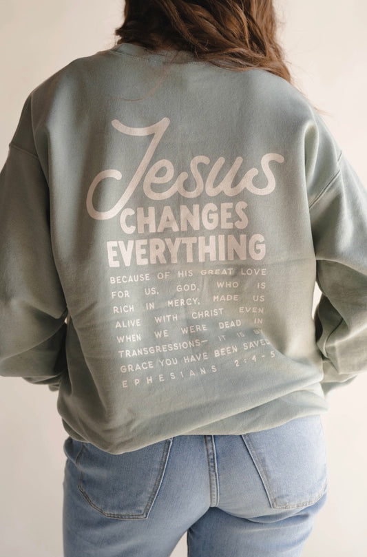 Jesus Changes Everything Crewneck