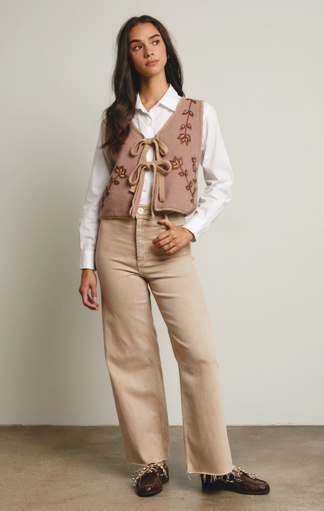 Rebecca Tie Front Vest