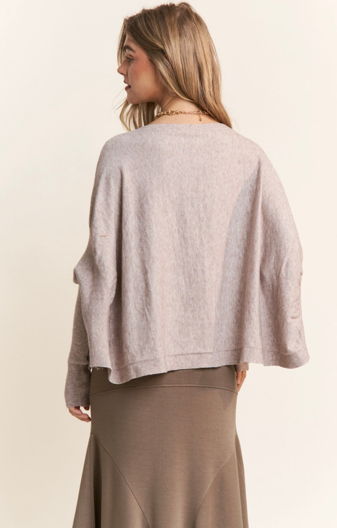 Oatmeal Sweater Top