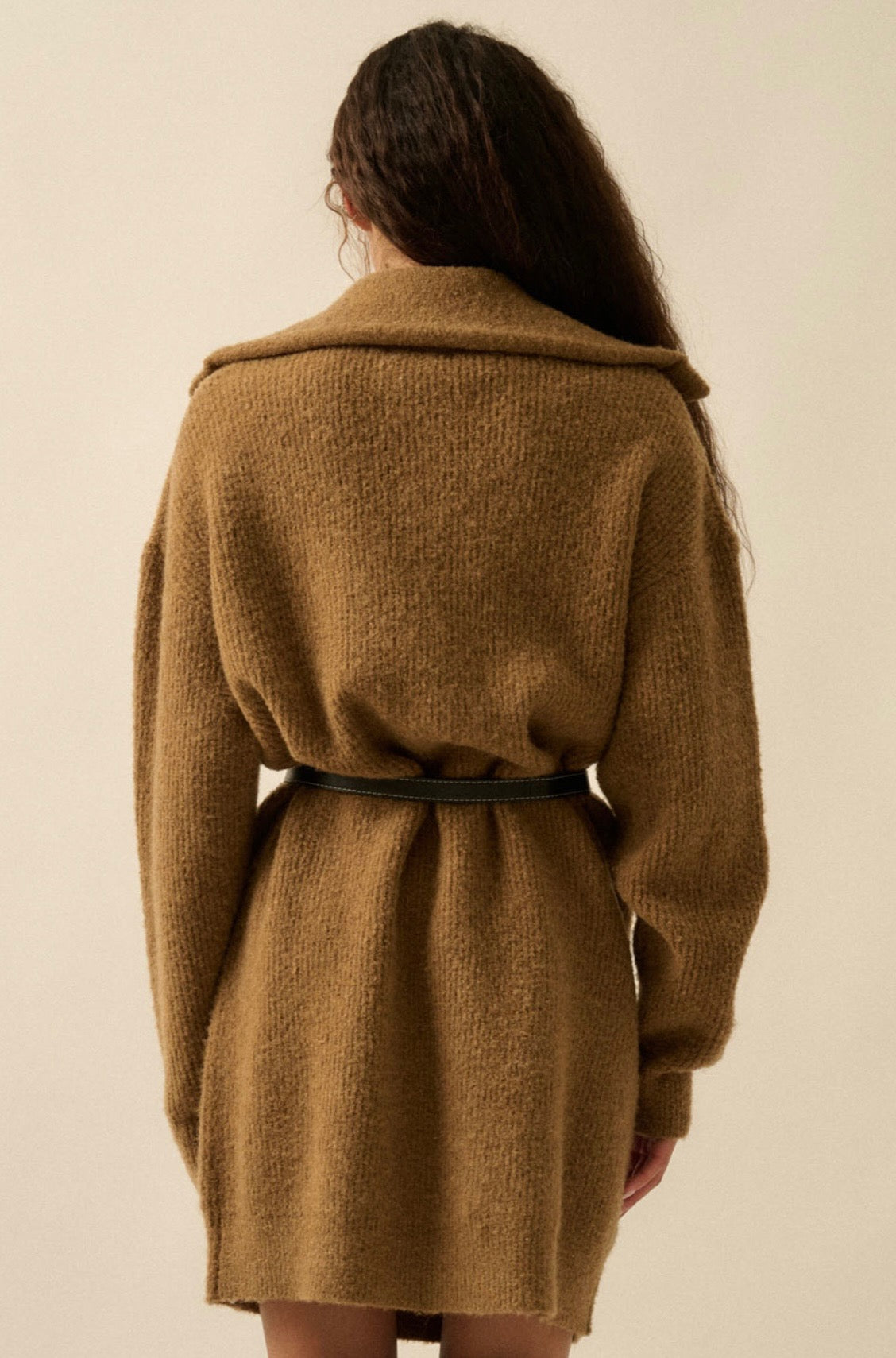 Caramel Sweater Dress