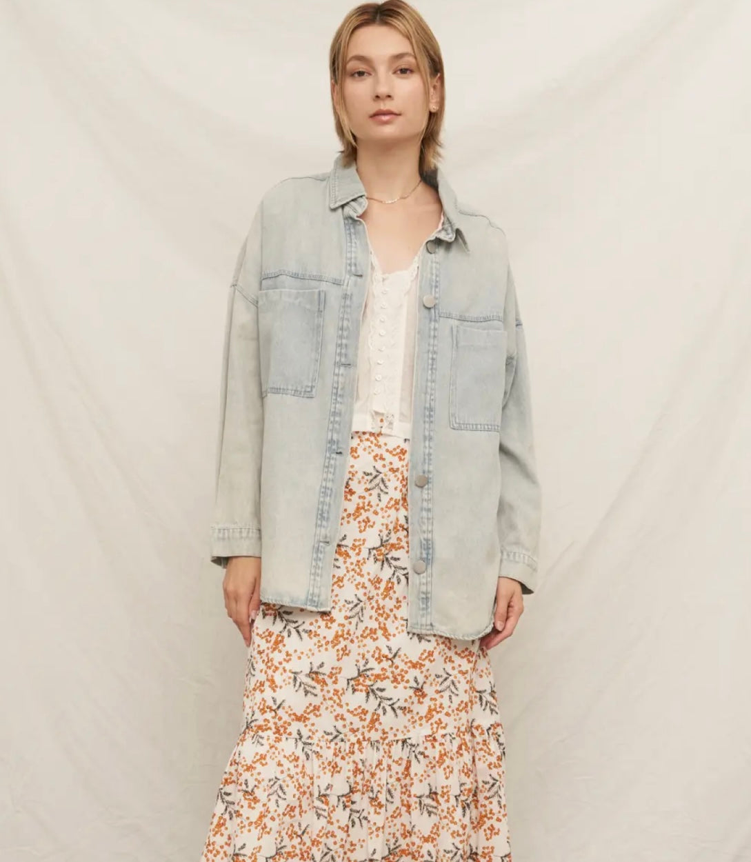 Light Washed Jean Jacket