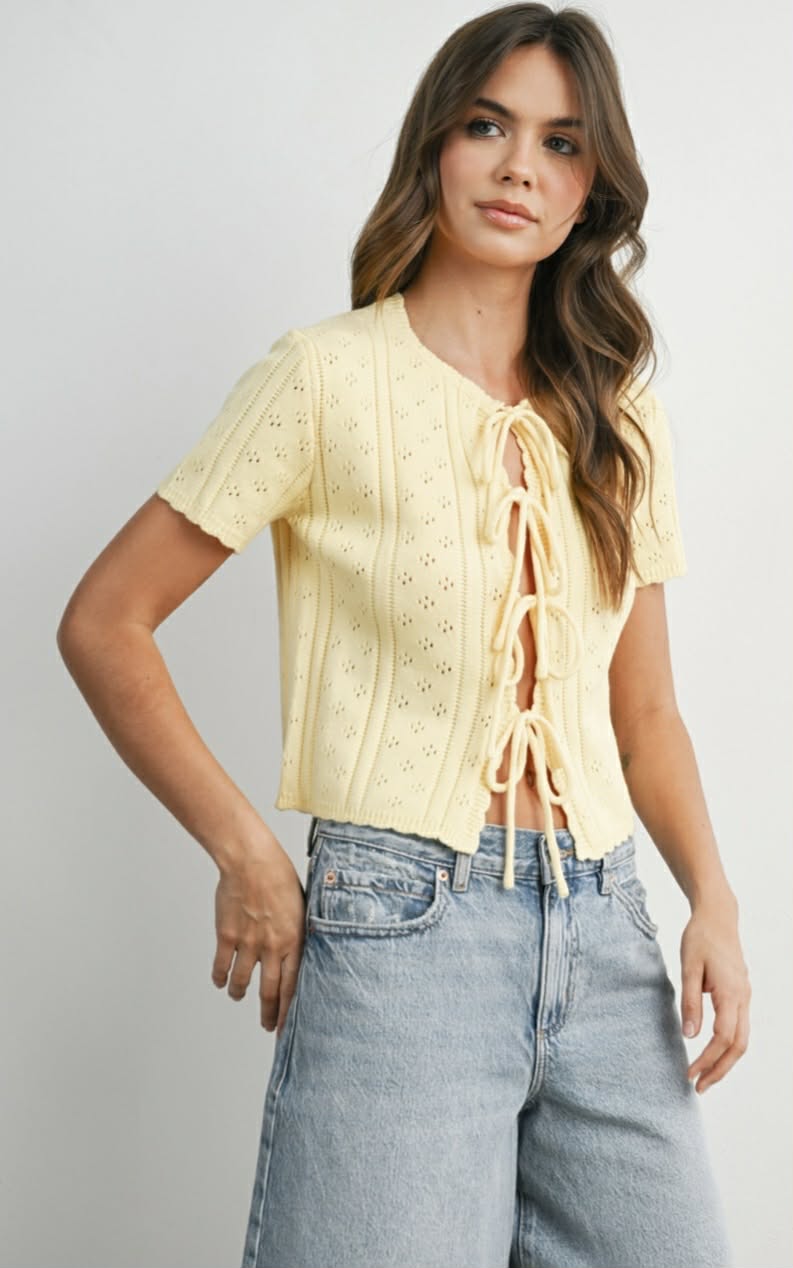 Sunshine Bow Sweater