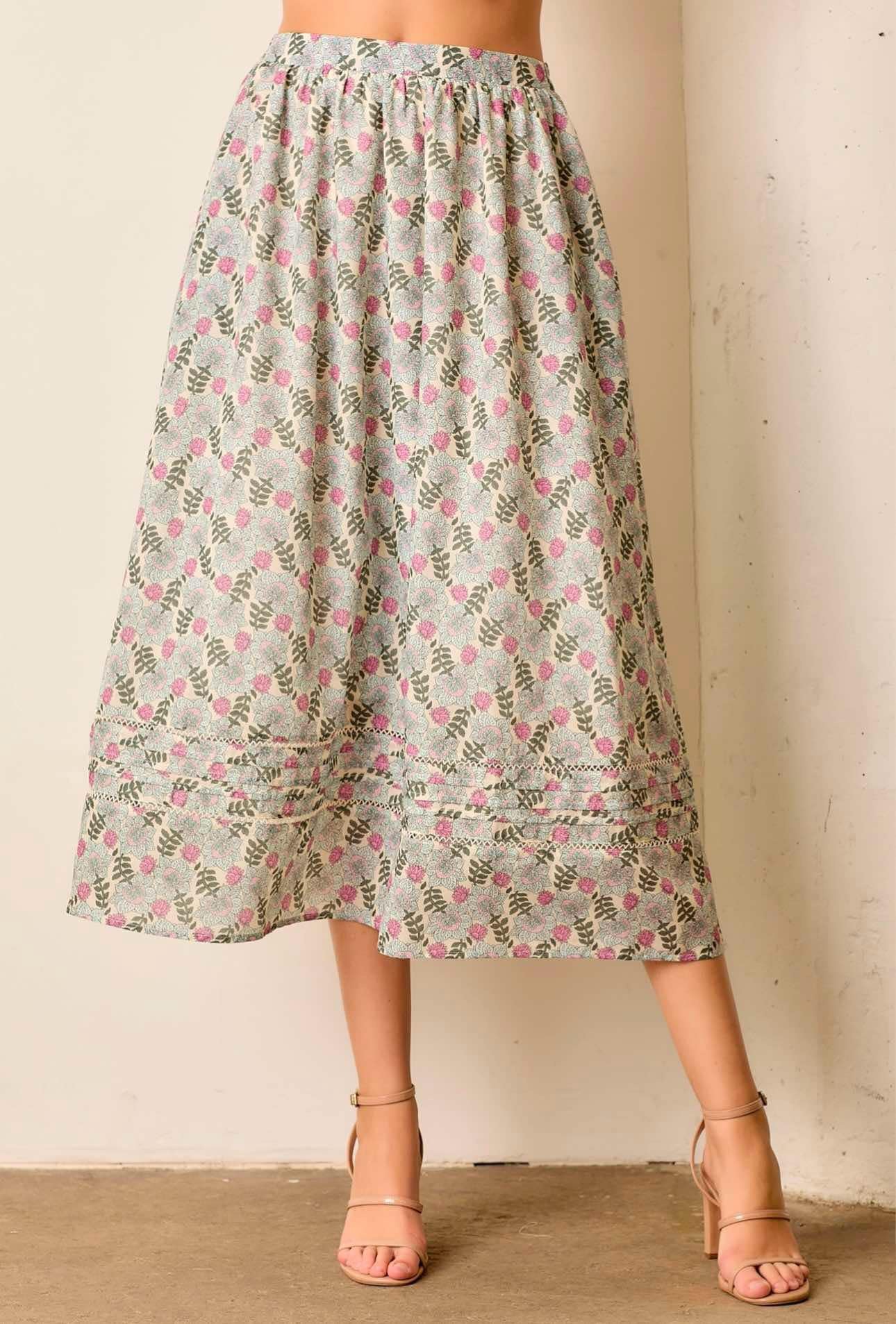 Floral Maxi Skirt